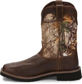 Justin stampede camo outlet waterproof work boot